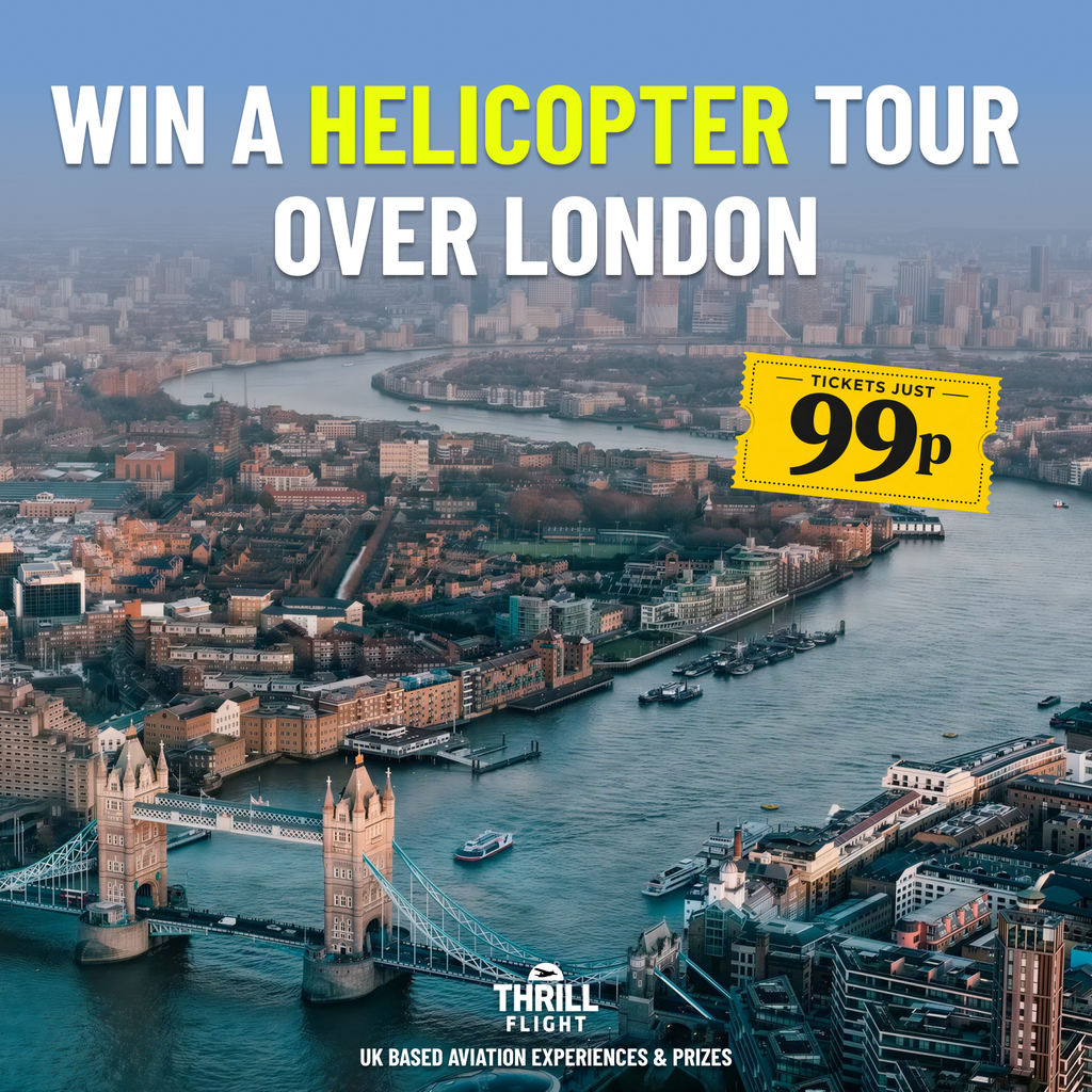Win a 50 Minute Helicopter Tour Over London For TWO