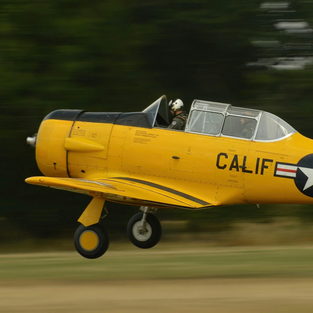 Win a Flight in a WWII Harvard Fighter Plane!
