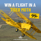 Win a Flight in an iconic de Havilland Tiger Moth – April 2026!